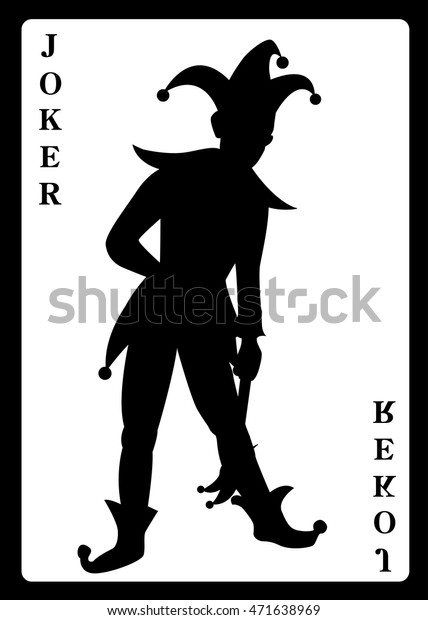 Joker Playing Card Stock Vector (Royalty Free) 471638969