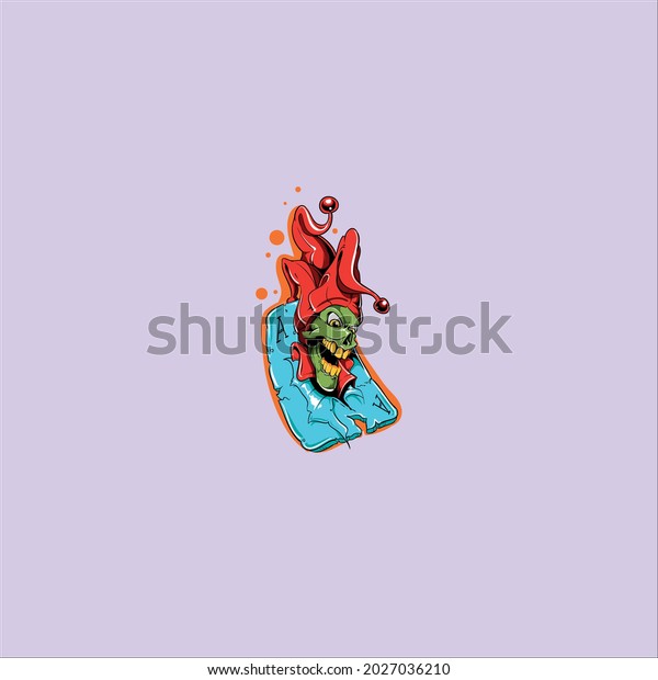 Joker Playing Cards Tattoo Vector Stock Vector (Royalty Free) 2027036210 | Shutterstock