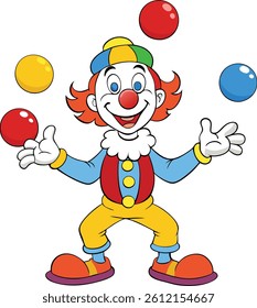 Joker Playing With Coloring Ball