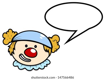 Joker - Saying - Speech Bubble - Vector Cartoon Illustration