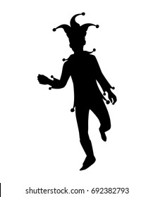 Joker Silhouette Vector