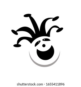 Vector simple Joker con color blanco y negro