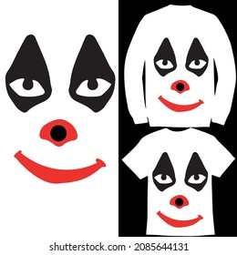 Joker T-Shirt design vector illustration 