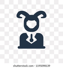 Joker vector icon isolated on transparent background, Joker transparency concept can be used web and mobile