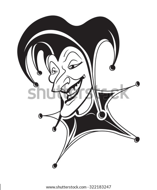 Joker Vector Illustration Stock Vector (Royalty Free) 322183247