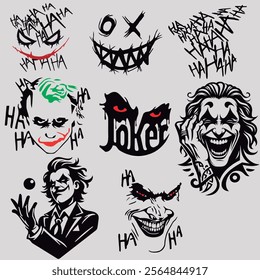 Joker, Why So Serious, Ha Ha Ha, Scary Face, Joker Face, Villain Hero