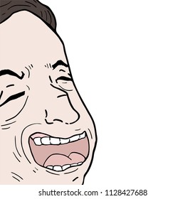 Joking face draw