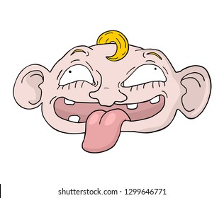 joking face illustration