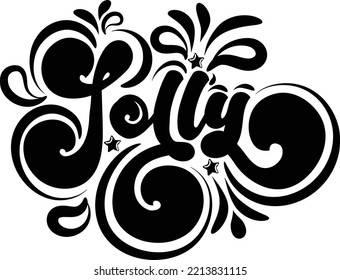 Jolly lettering is vintage retro style combine with modern splashing water, the design Calligraphy letter has a unique and beautiful touch, which will make your product come alive! 