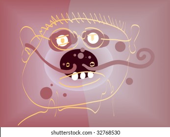 jolly man doodle