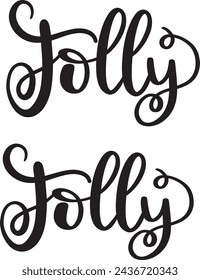 Jolly, merry christmas, santa, christmas holiday, vector illustration file