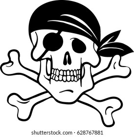 Vector Old School Style Tattoo Skull Stock Vector (Royalty Free ...