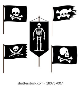 Jolly Roger vector flags