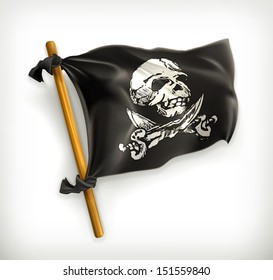 Jolly Roger, vector icon