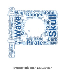 jolly roger word cloud. tag cloud about jolly roger