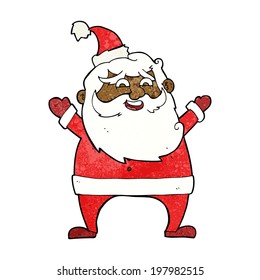 jolly santa cartoon