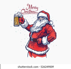 drunk santa claus cartoon