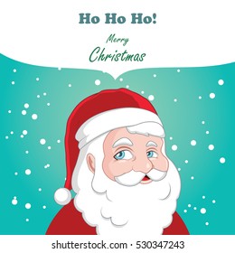 Jolly Santa greeting