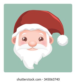 Jolly Santa portrait
