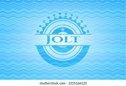 Jolt water representation badge.