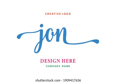El logo de la inscripción JON es sencillo, fácil de entender y con autoridad
