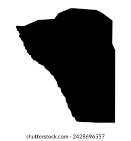 Jonglei State map, administrative division of South Sudan. Vector illustration.