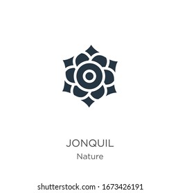 Jonquil icon vector. Trendy flat jonquil icon from nature collection isolated on white background. Vector illustration can be used for web and mobile graphic design, logo, eps10