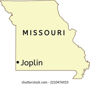 Joplin City Location On Missouri Map