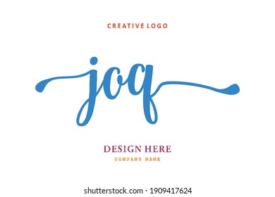 JOQ lettering logo is simple, easy to understand and authoritative