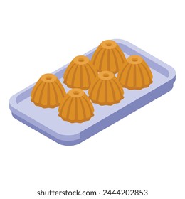 Jordan candy food icon isometric vector. National day. Map vacation