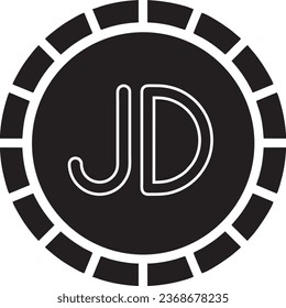Jordan currency black logo vector quality files 