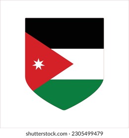  Jordan flag. Flag of Jordan