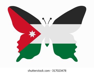 jordan flag butterfly