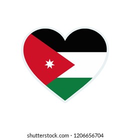 Jordan flag. Jordan love flag.