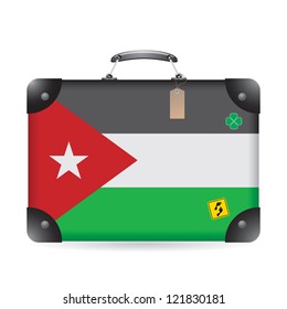 Jordan flag on bag