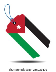 Jordan flag and sale tags.Vectors