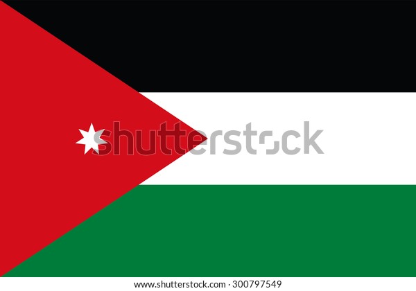 Jordan flag
vector