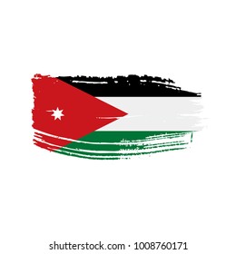 Jordan flag, vector illustration