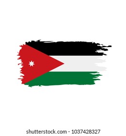 Jordan flag, vector illustration