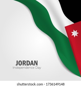 Jordan Independence Day Vector Design Template