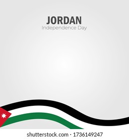 Jordan Independence Day Vector Design Template