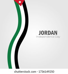 Jordan Independence Day Vector Design Template