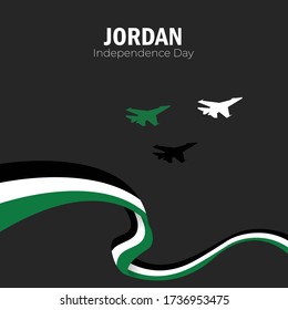 Jordan Independence Day Vector Design Template