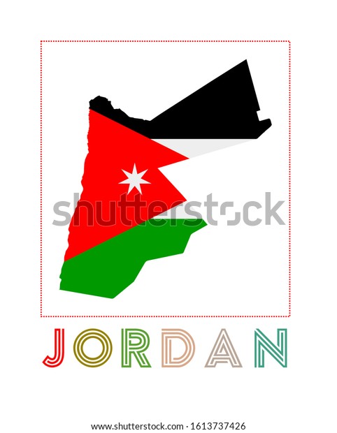 Jordan Logo Map Jordan Country Name 