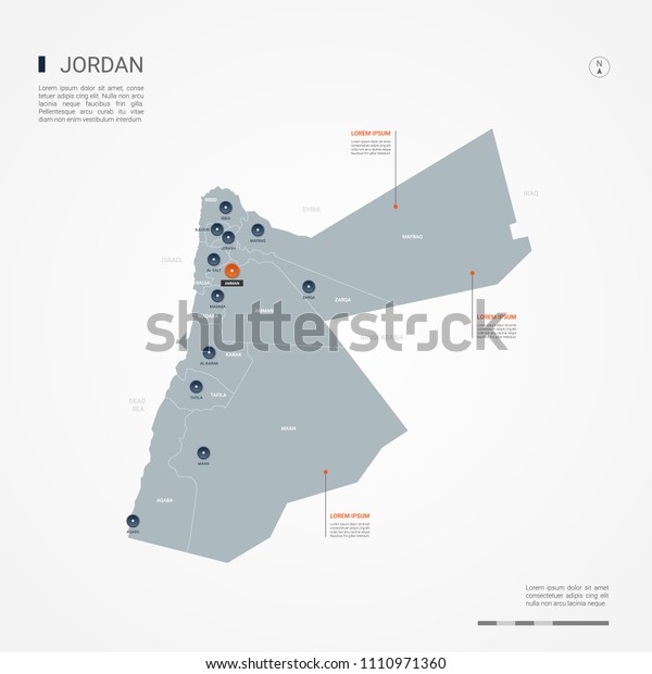capital of jordan map