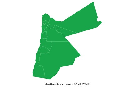 Jordan map green color