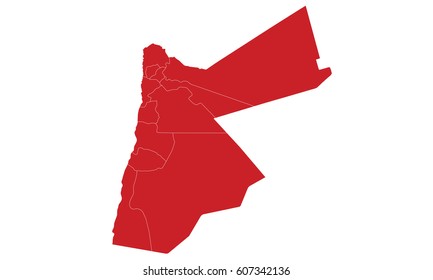 Jordan map red color