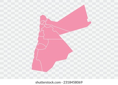 Jordan Map Rose Color Background quality files png