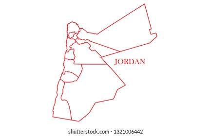 Jordan red line map