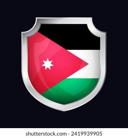 Icono de bandera de Escudo Plateado de Jordania